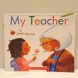 Scholastic 'My Teacher' Book with Colorful Cover NWOT